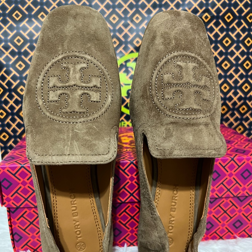 Tory Burch River Rock Loafer Suede 5.5